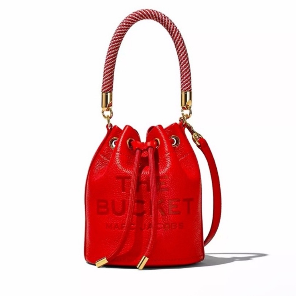 NWT Marc Jacobs Red Bucket Bag